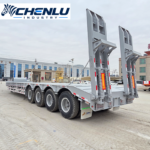 4 Lowbed Semi Trailer