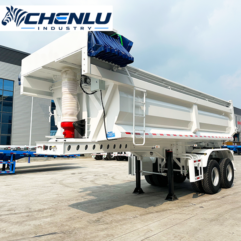 2 Axle Tipper Semi Trailer Price