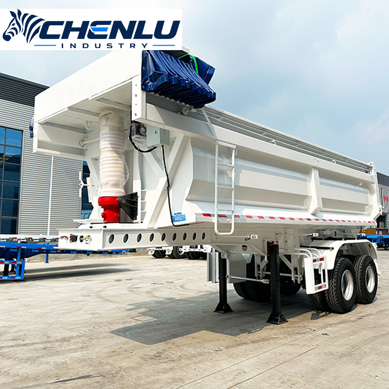 2 Axle Tipper Semi Trailer Price main view