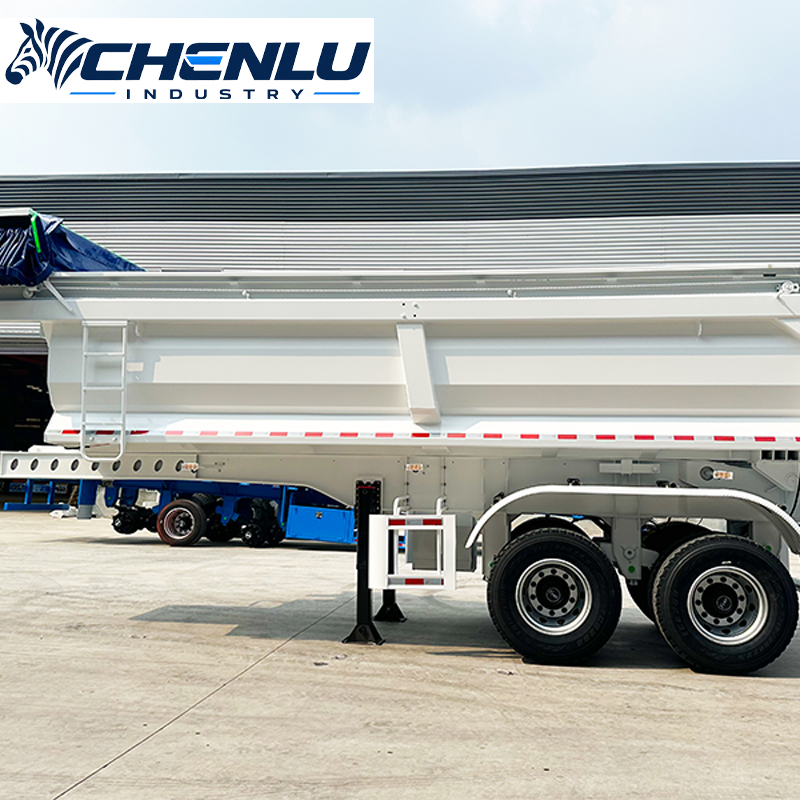 2 Axle Tipper Semi Trailer Price gallery image