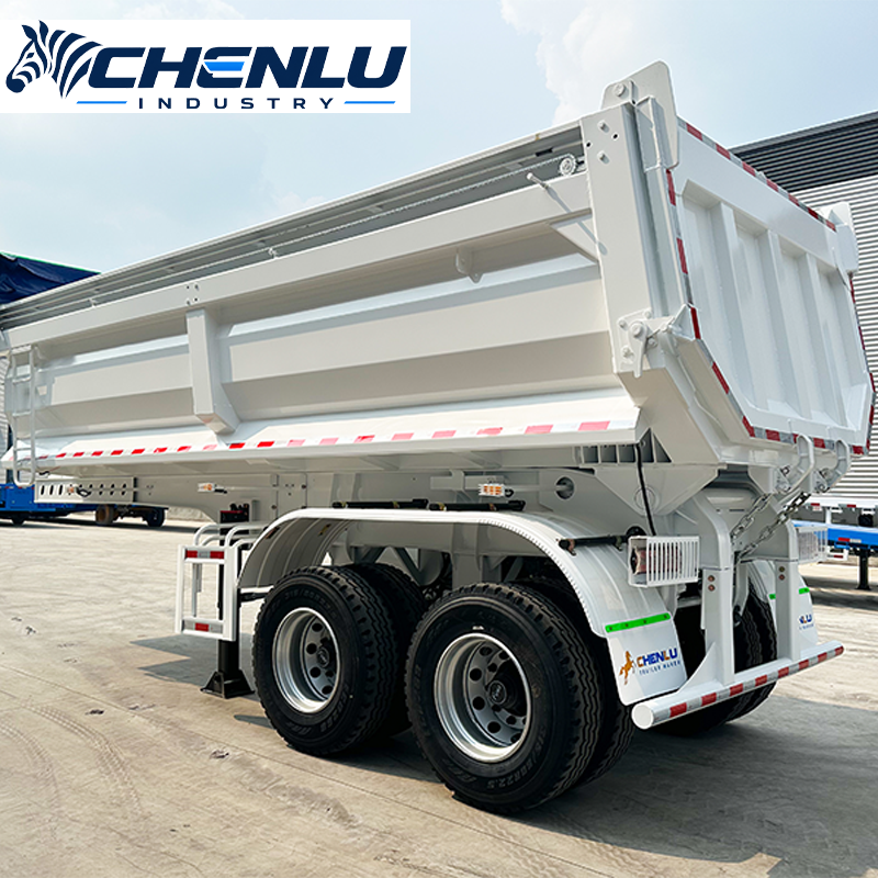 2 Axle Tipper Semi Trailer Price gallery image