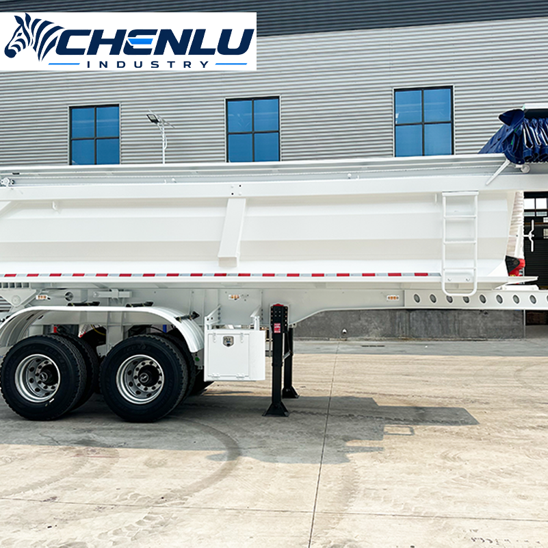 2 Axle Tipper Semi Trailer Price gallery image