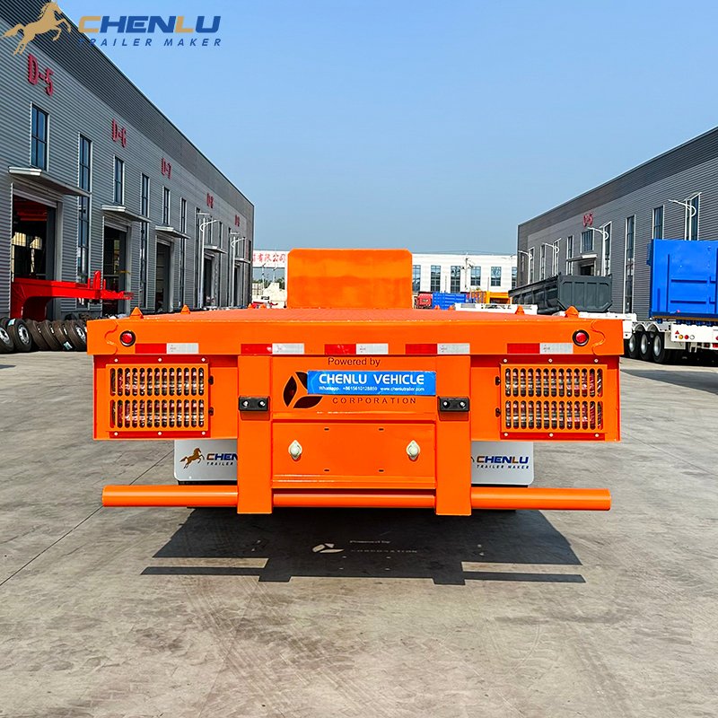 2 Axle Flatbed Semi Trailer gallery image