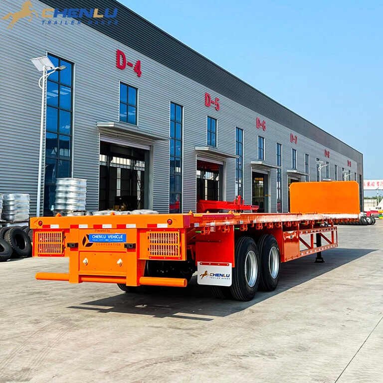 2 Axle Flatbed Trailer