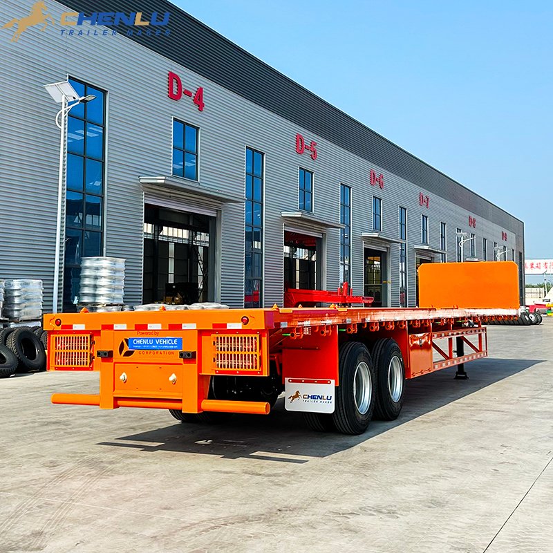 2 Axle Flatbed Semi Trailer gallery image
