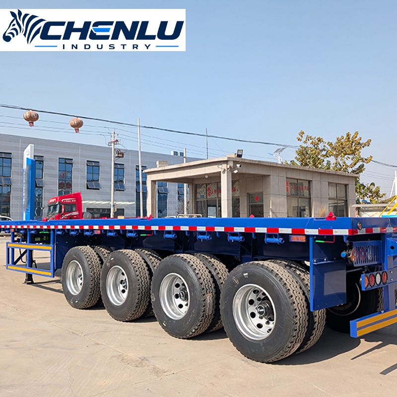 4 Axle Flat Bed Trailer main view