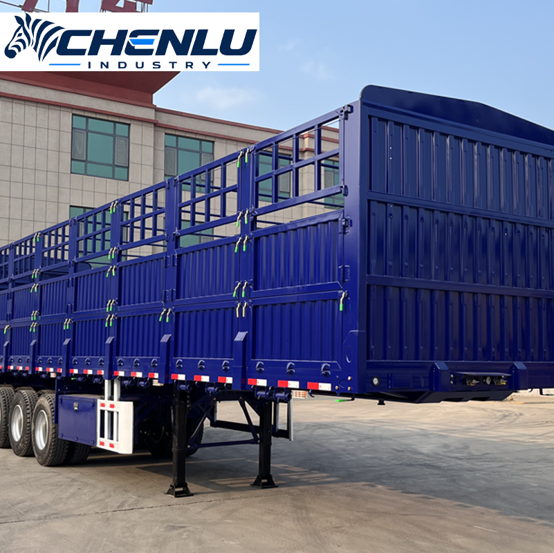 4 Axle Fence Cargo Semi Traile main view