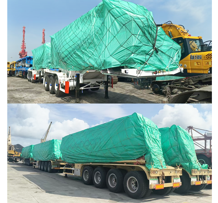 Bulk cement tanker trailer package