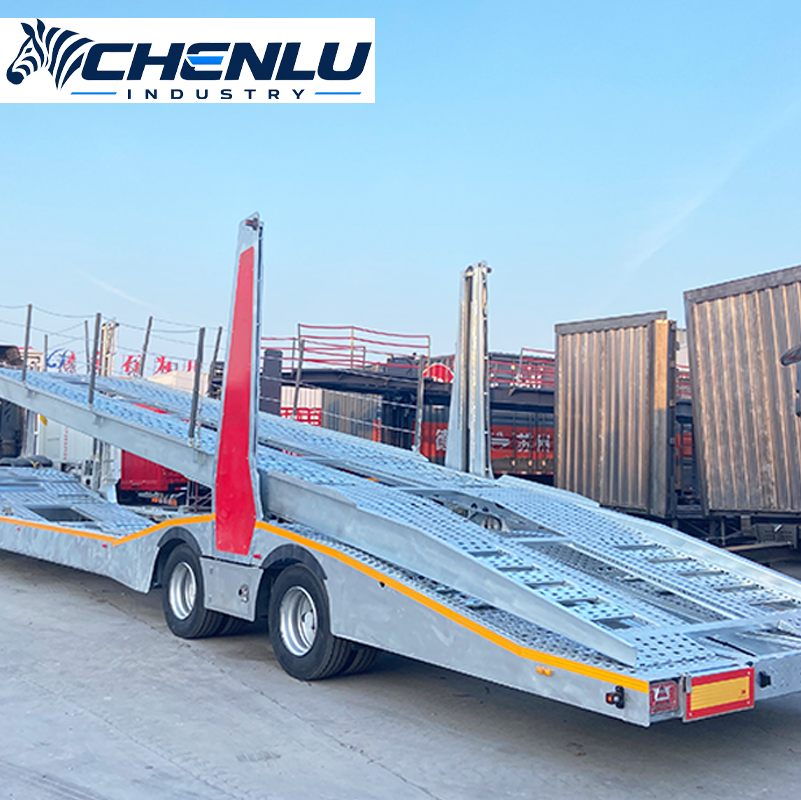 Galvanized Car Carrier Trailer main view