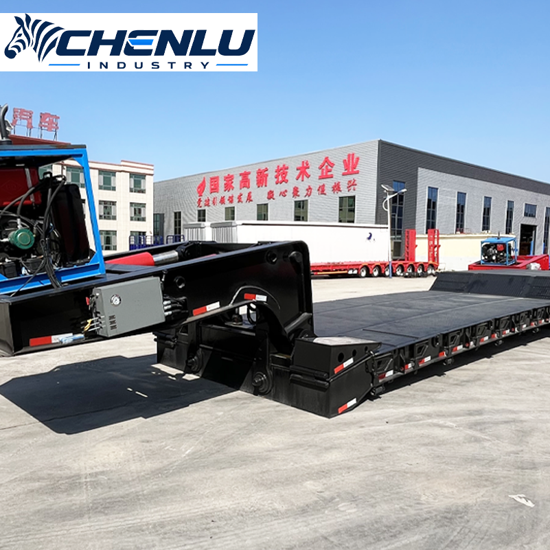Gooseneck Detachable Lowbed Trailer main view