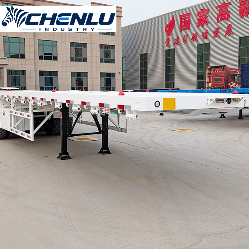 3 Axle Flatbed Semi Trailer gallery image