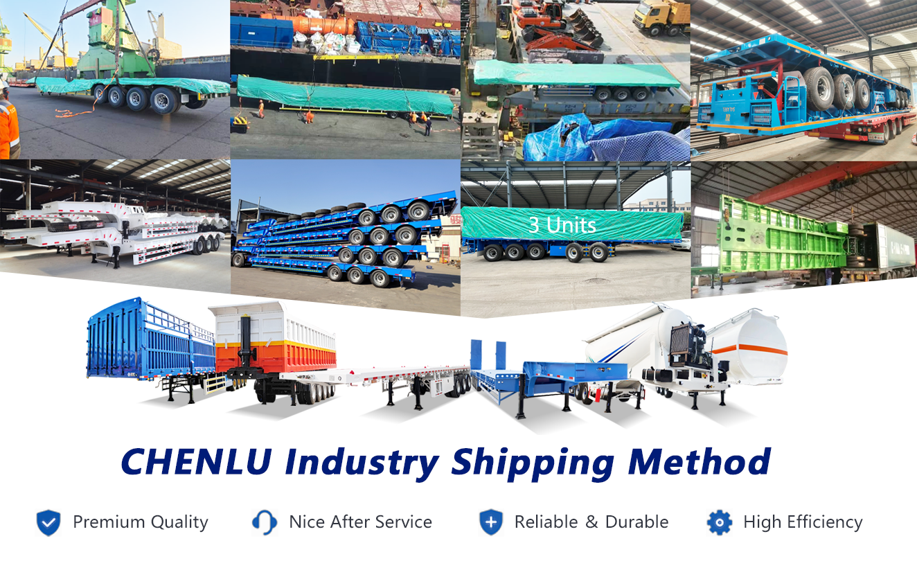 Semi trailer shipping methods